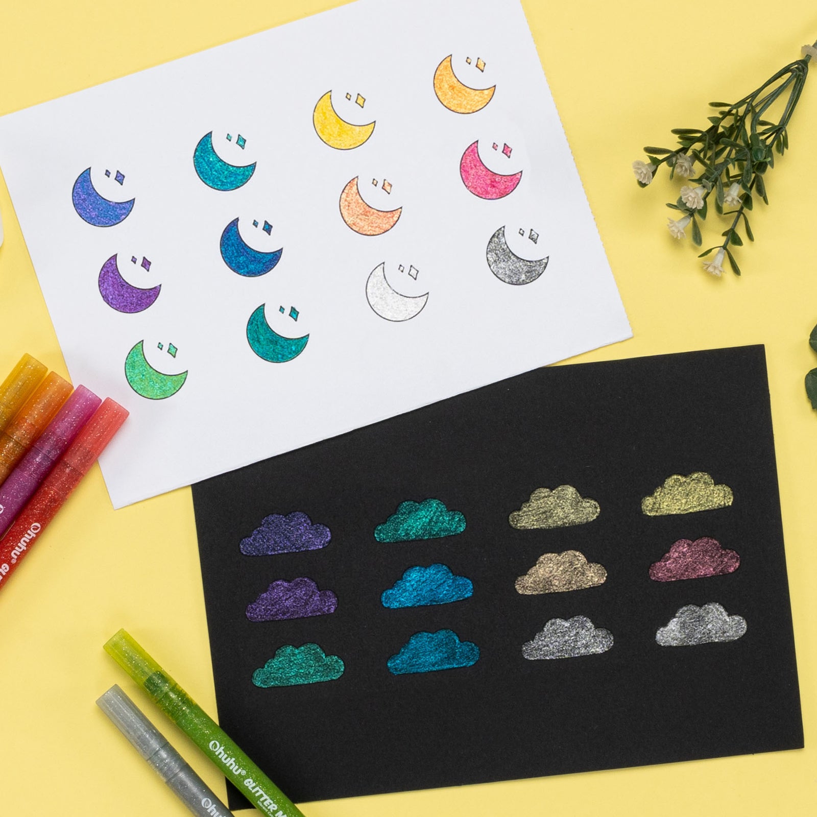 Ohuhu メタリックペン 12色セット