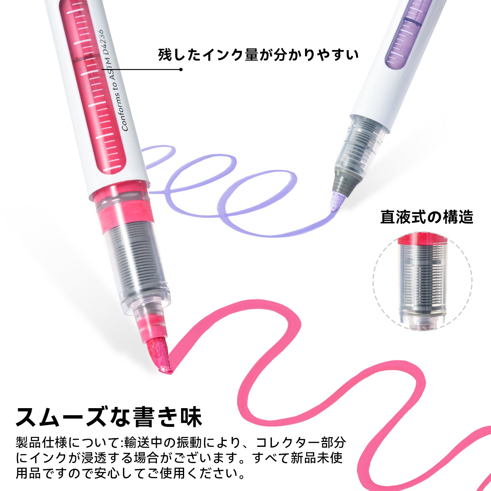 Ohuhu 直液式アクリルマーカー 24色セット- Waimoku