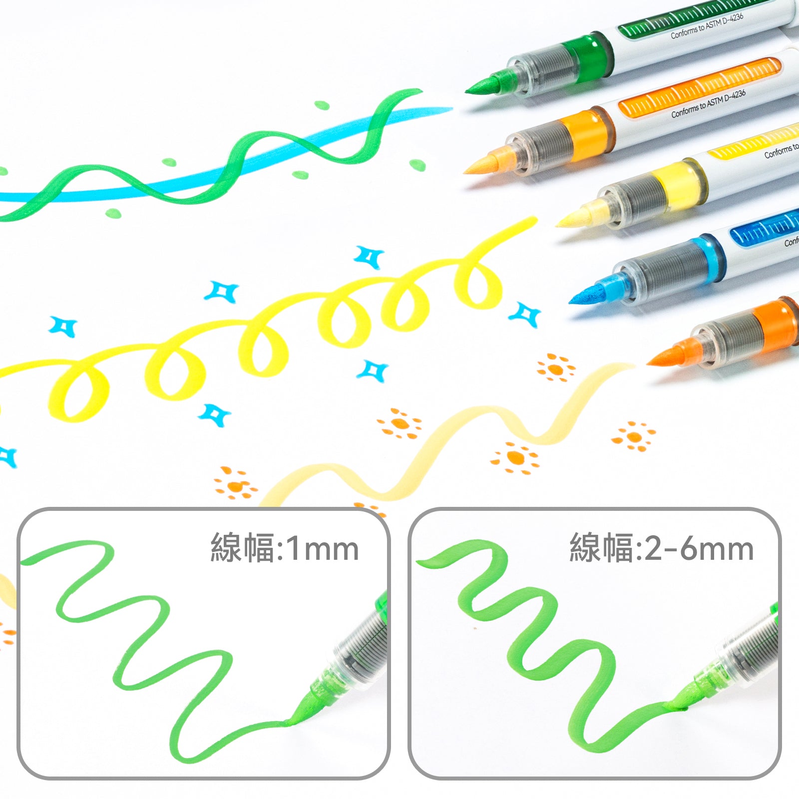 Ohuhu Nahuku 直液式アクリルマーカー 24色セット