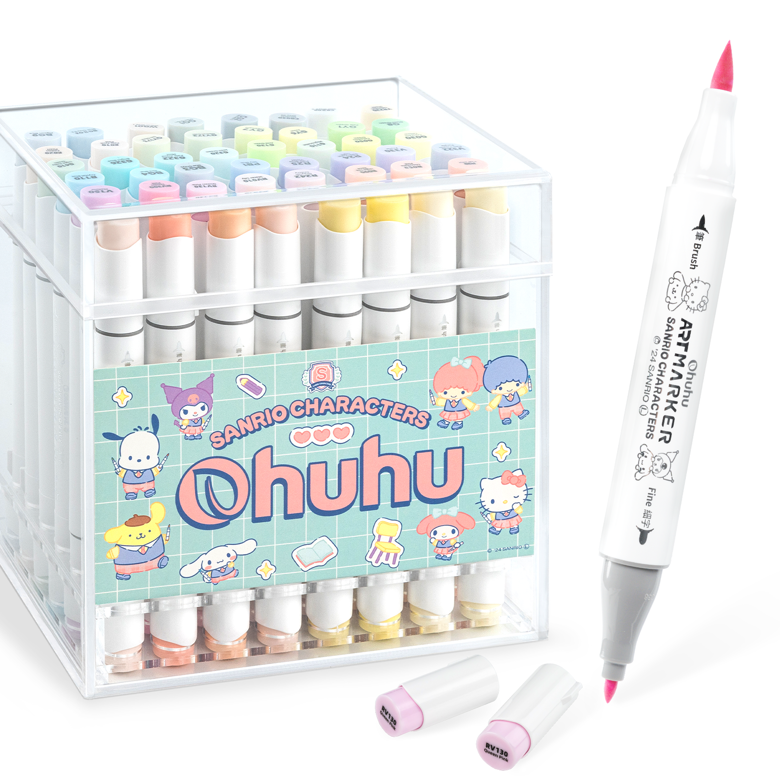 サンリオキャラクターズ×Ohuhu 】 イラストマーカー 48色 – Ohuhu Japan