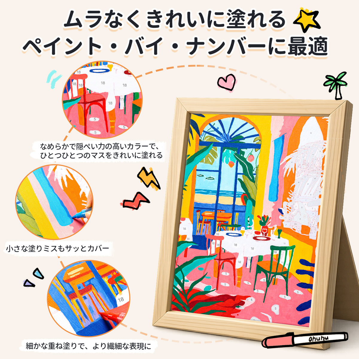 Ohuhu Hiloシリーズ直液式アクリルマーカー