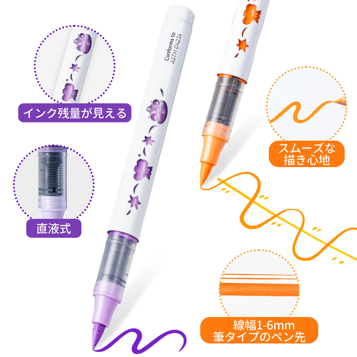 Ohuhu Hiloシリーズ直液式アクリルマーカー