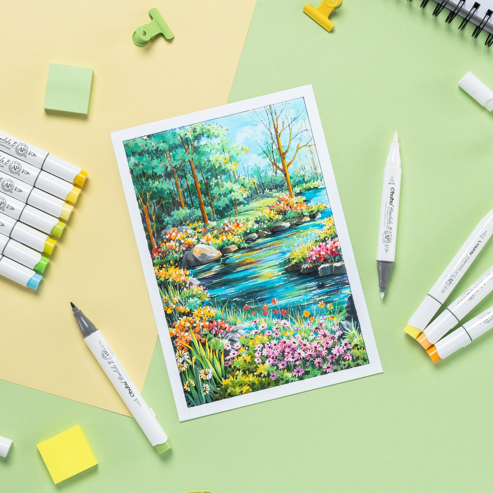 Ohuhu Honolulu イラストマーカー 216色 – Ohuhu Japan