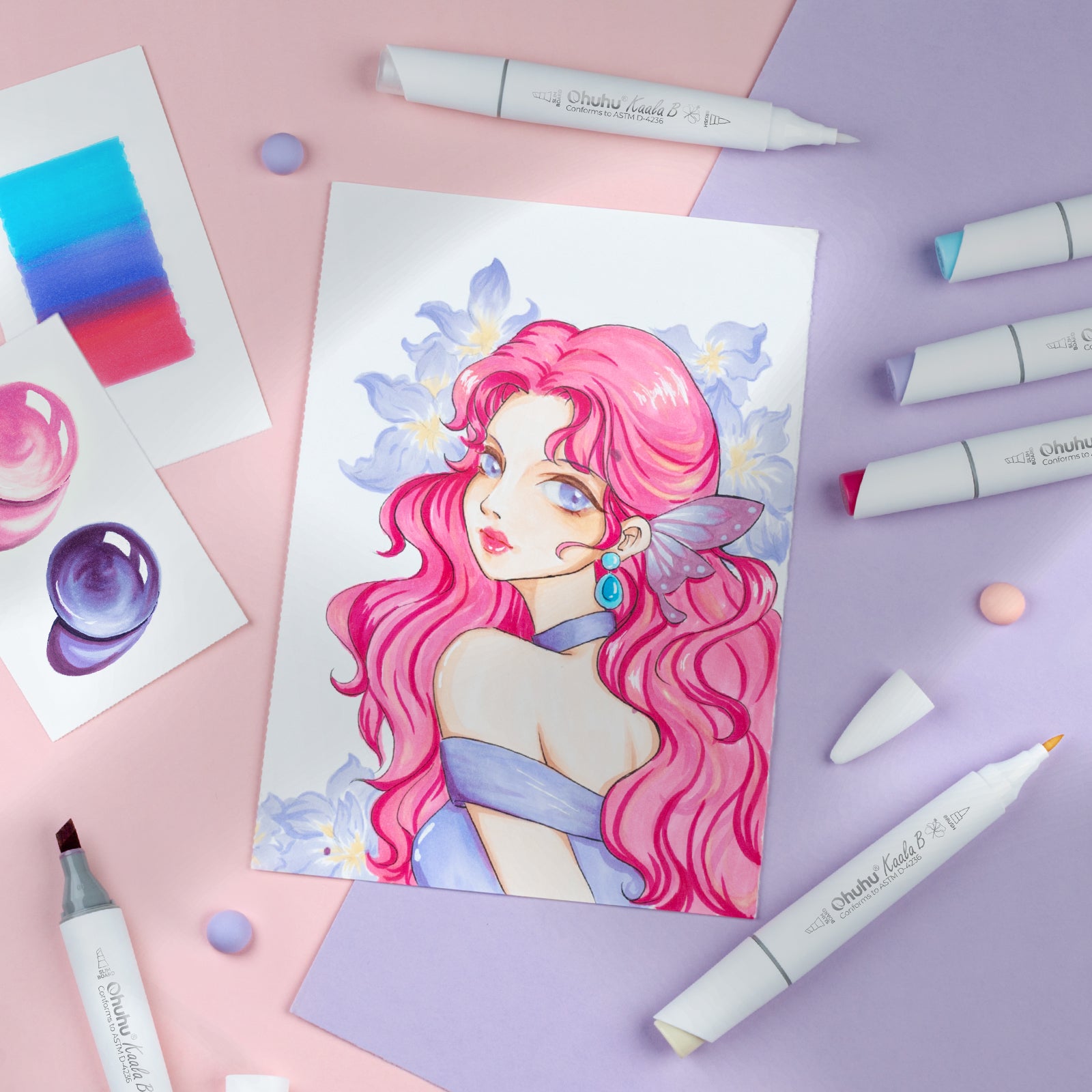 Ohuhu Kaala B イラストマーカー 60色 – Ohuhu Japan