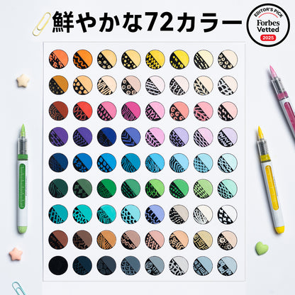 Ohuhu Nahukuシリーズ直液式アクリルマーカー72色セット