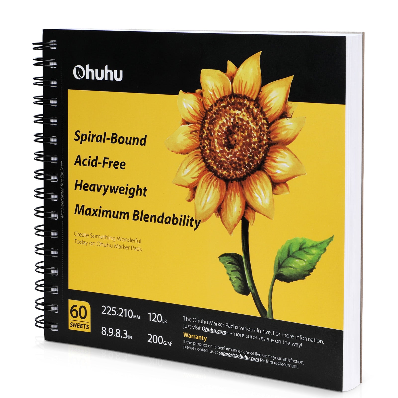 Ohuhuスパイラルリングタイプスケッチブック