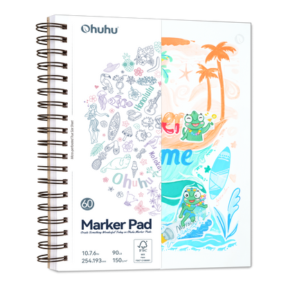 Ohuhu両面使えるスパイラルリングタイプスケッチブック