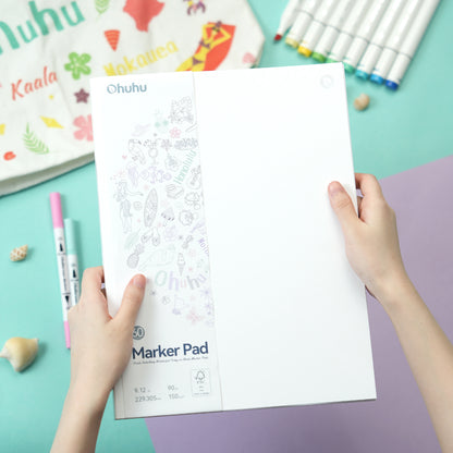 Ohuhu 両面使えるスケッチブック  天のり製本