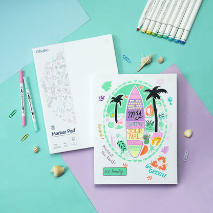 Ohuhu 両面使えるスケッチブック  天のり製本