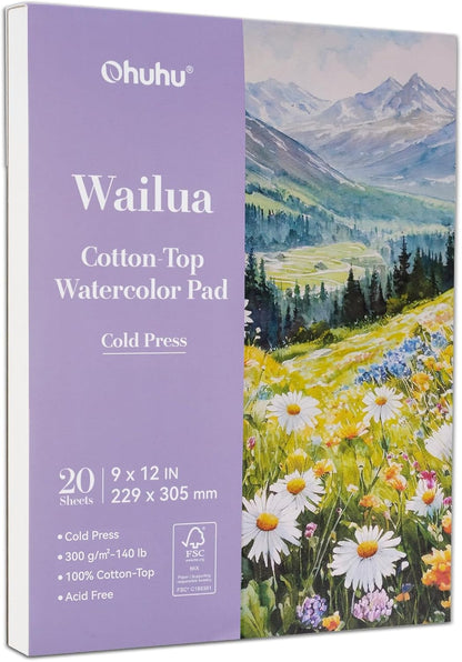 Ohuhu Wailuaシリーズ コットン水彩紙（中目）