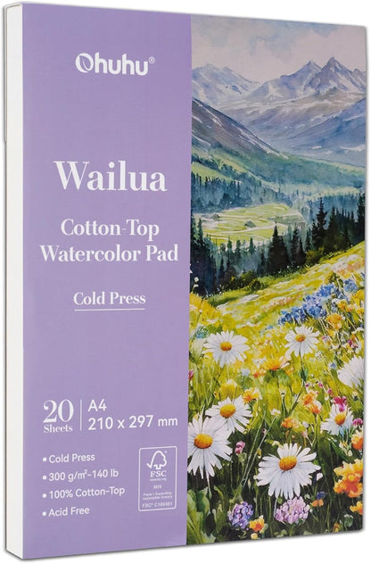 Ohuhu Wailuaシリーズ コットン水彩紙（中目）