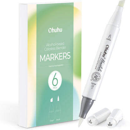 Ohuhu 無色ブレンダーペン 6本セット