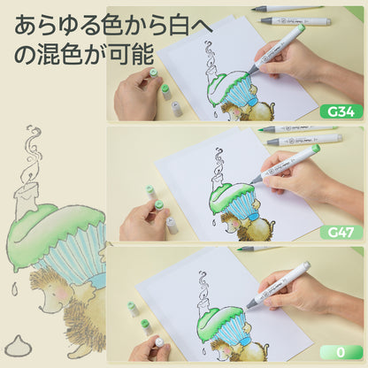 Ohuhu 無色ブレンダーペン 6本セット