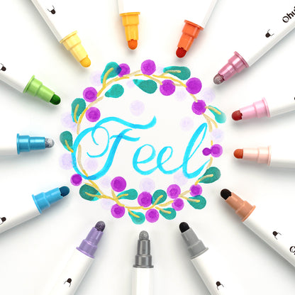 Ohuhu ドットマーカーペン 24色