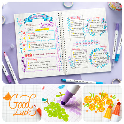 Ohuhu ドットマーカーペン 24色