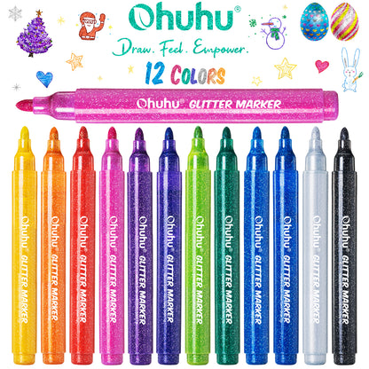 Ohuhu メタリックペン 12色セット