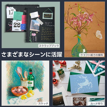 Ohuhu ゲルインクボールペン 12色