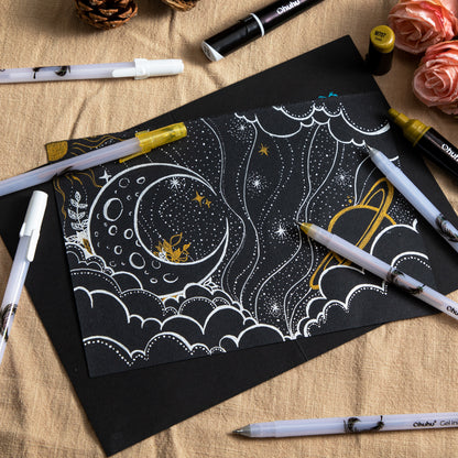 Ohuhu ゲルインクボールペン 12色