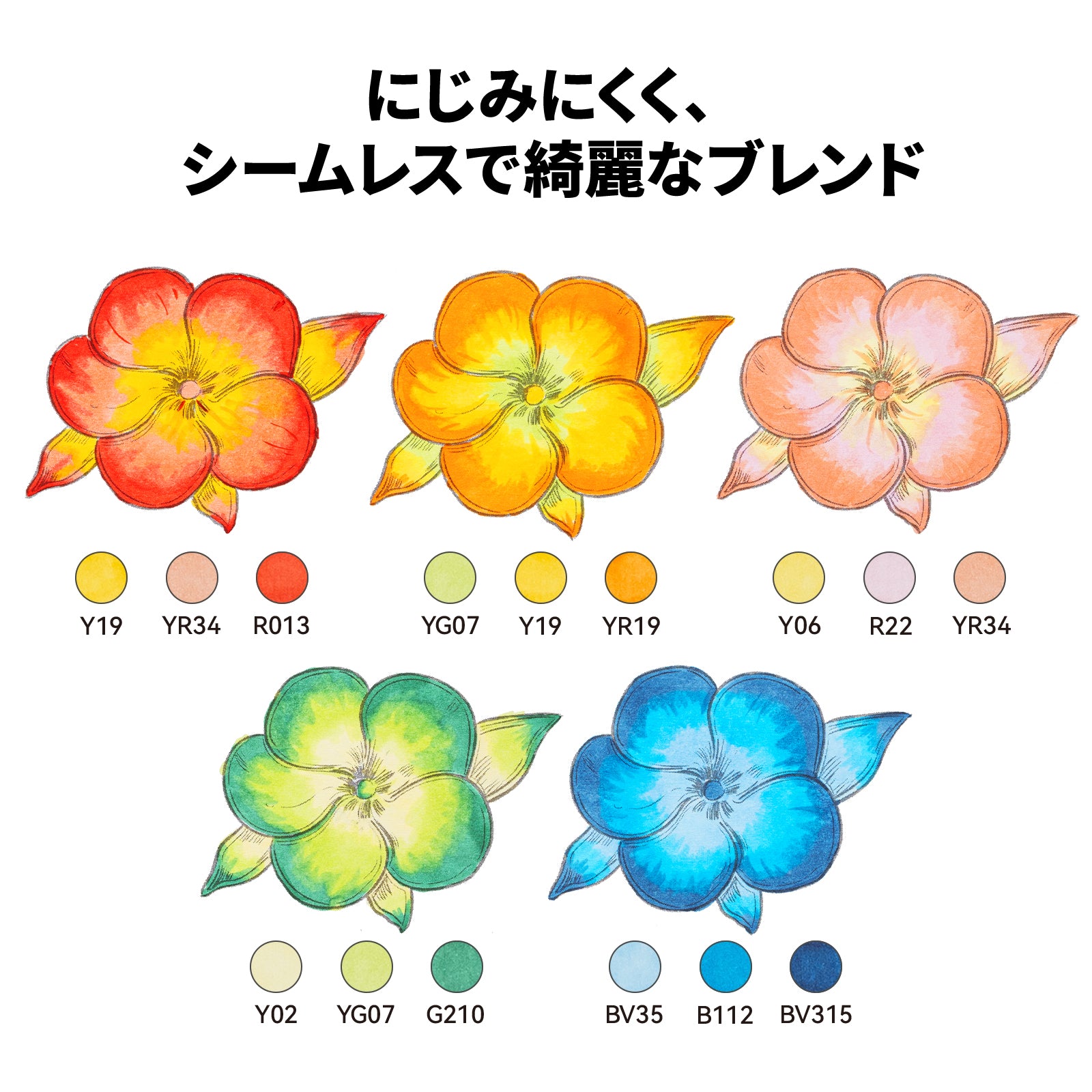 Ohuhu Honolulu Plus イラストマーカー  プレミアムブラシ・太字