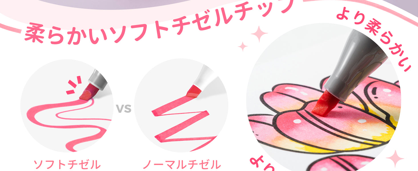 Ohuhu Honolulu S 60色 イラストマーカー 筆・ソフトチゼル – Ohuhu Japan